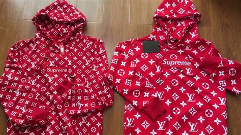 best fake lv supreme hoodie|supreme x Louis Vuitton scam.